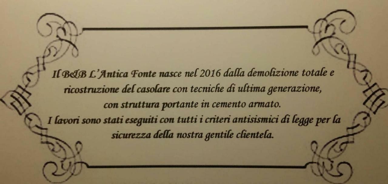 B&B L' Antica Fonte Spinetoli ภายนอก รูปภาพ